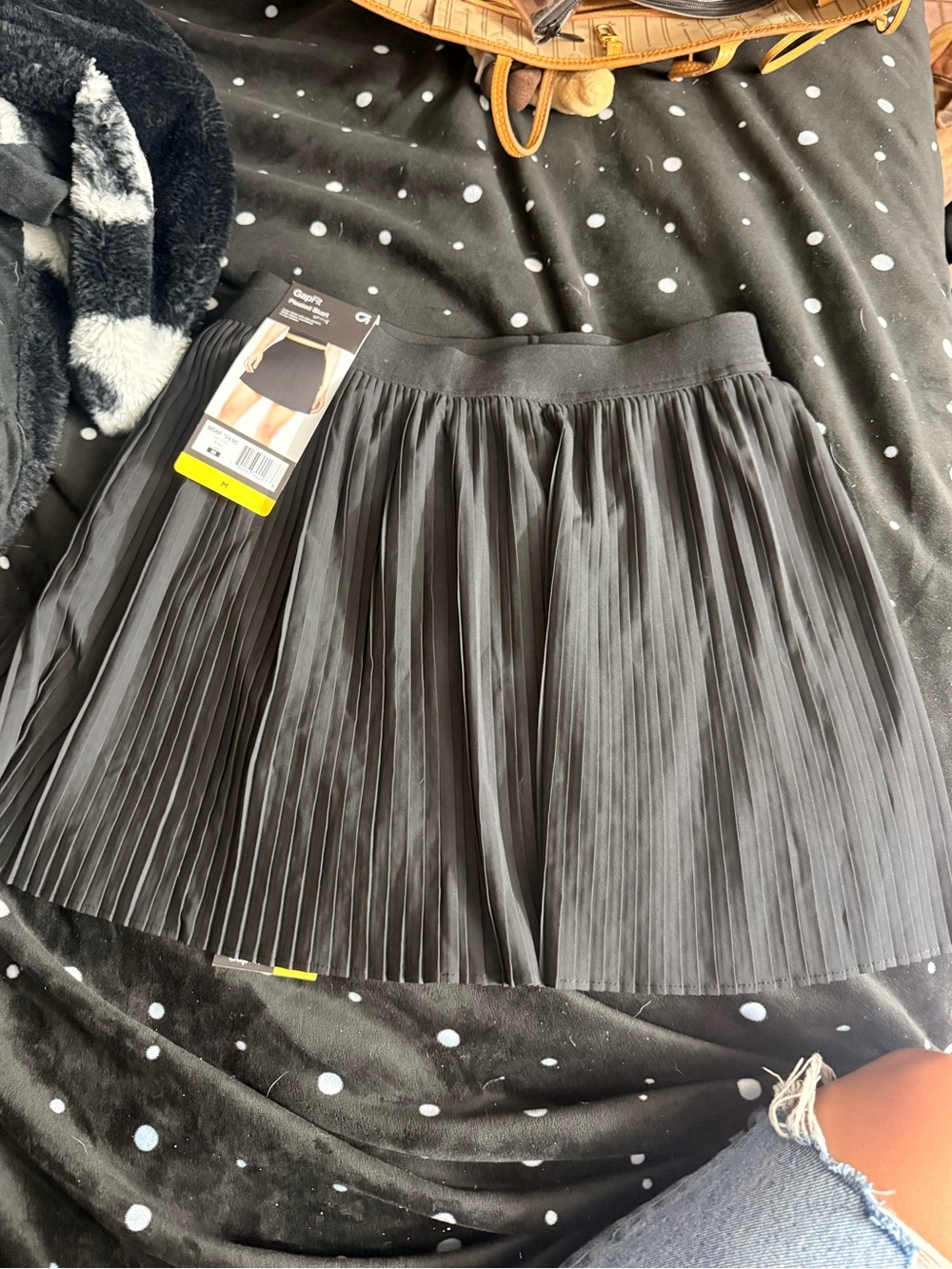 NWT Pleated Black Women’s Skirt tennis skirt